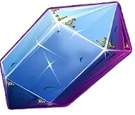 Blauer Edelstein Symbol
